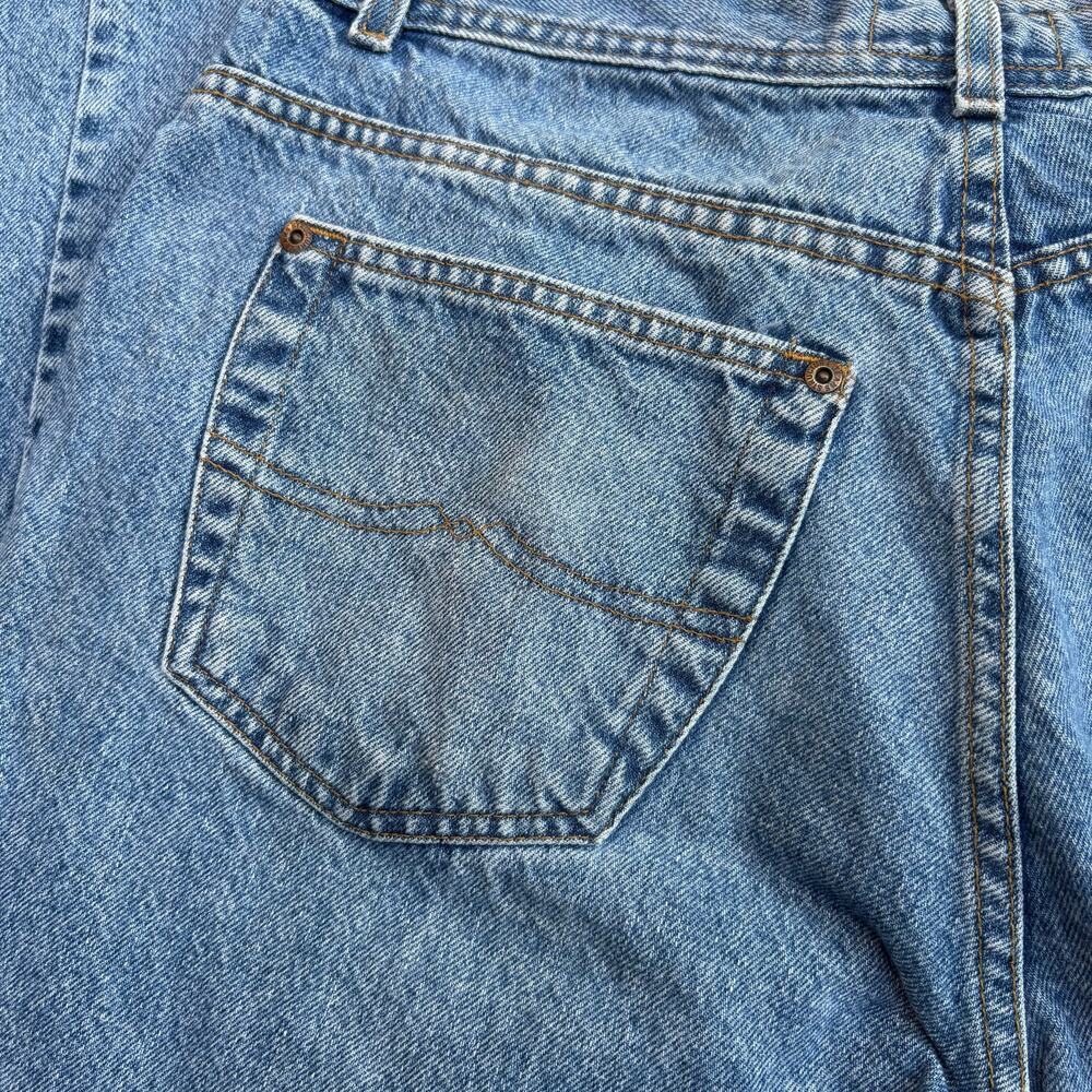 VTG Structure Jeans 38L x 34 Medium Wash Blue Denim - Picture 12 of 13